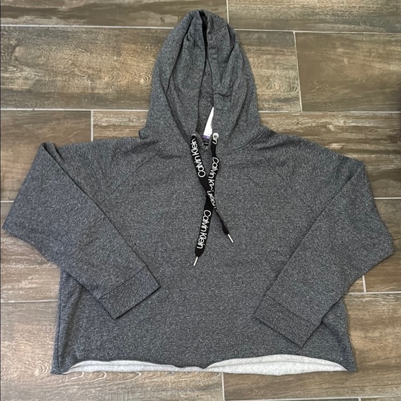Calvin Klein Charcoal Hoodie - Picture 1 of 7